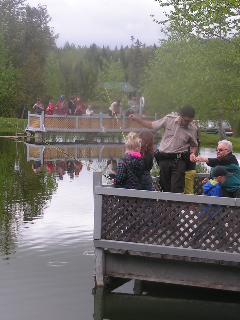 Pêche en étang  